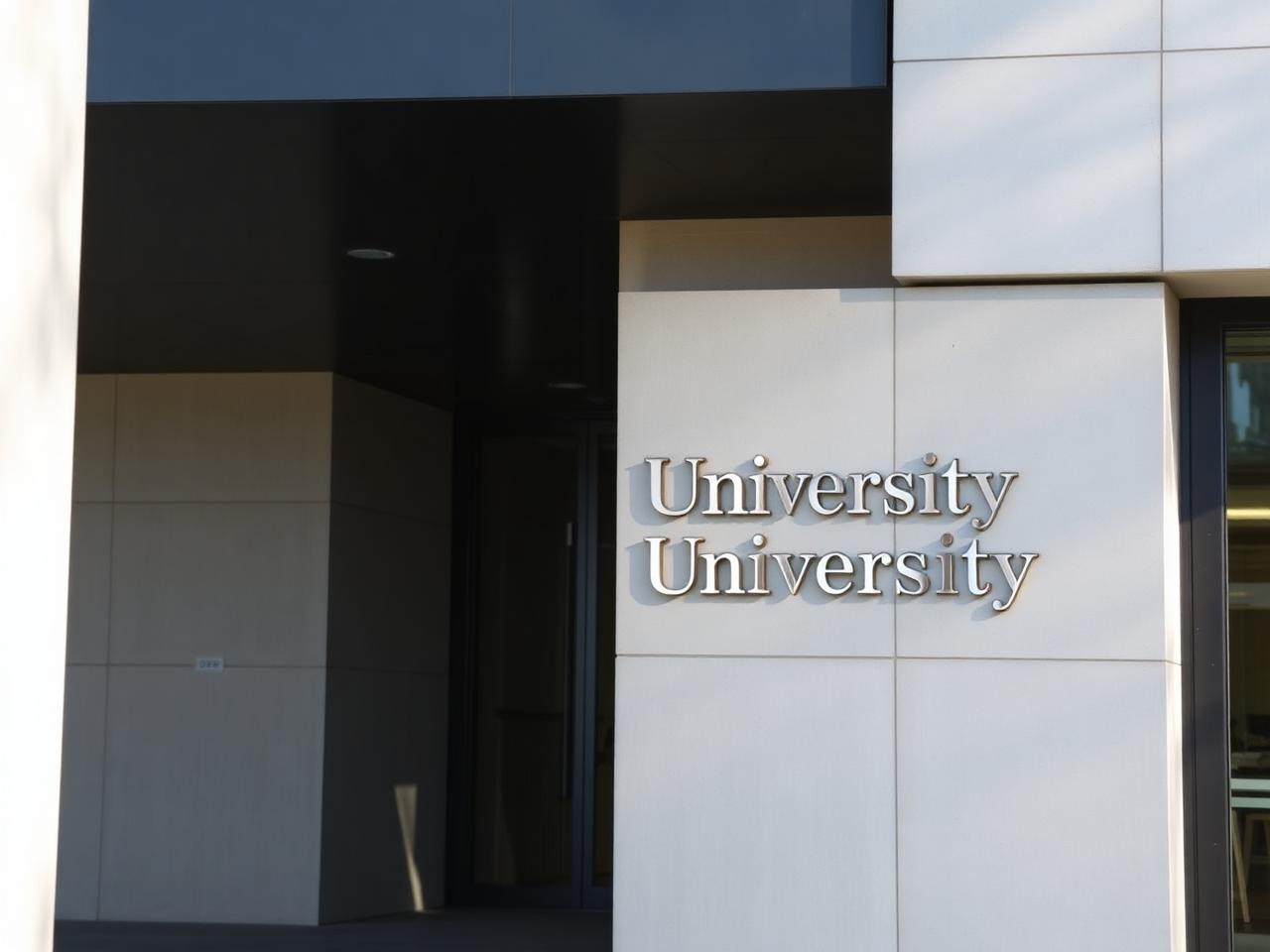University Campus Signage